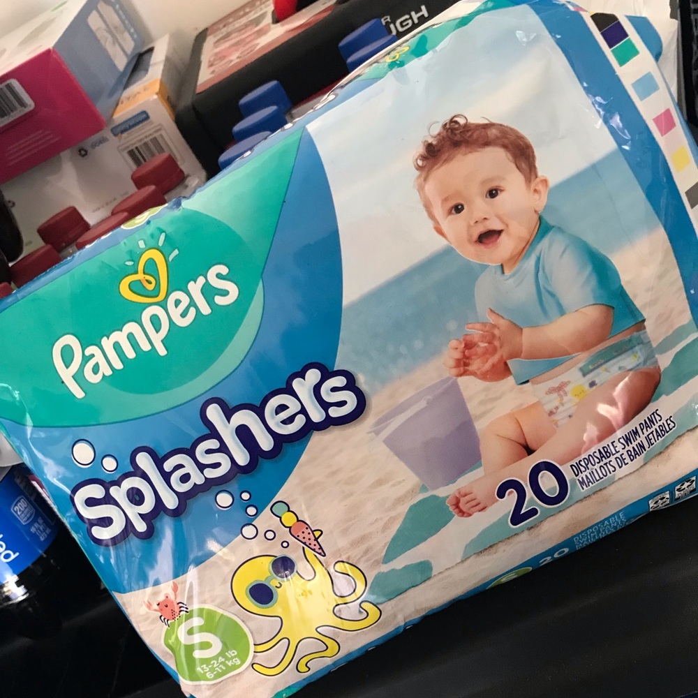 Baby pampers. Size small.